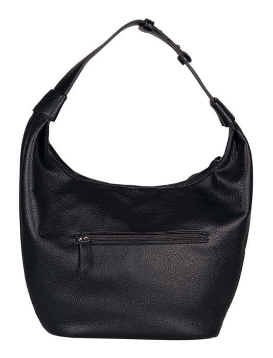 TOM TAILOR Svart axelväska för kvinnor - Liliana Hobo Bag L 295807