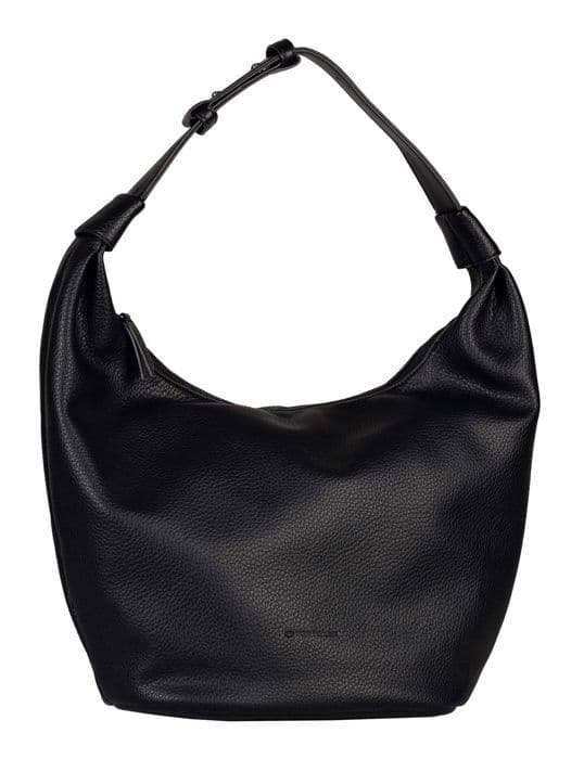 TOM TAILOR Svart axelväska för kvinnor - Liliana Hobo Bag L 295807