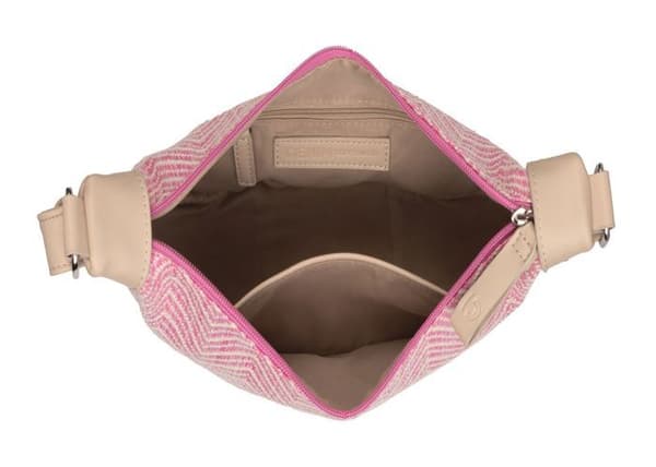 TOM TAILOR Axelremväska rosa vit för kvinnor - Liriel Summer Cross Bag M Blandad Rosa 295888