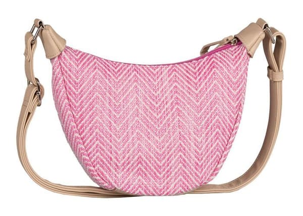 TOM TAILOR Axelremväska rosa vit för kvinnor - Liriel Summer Cross Bag M Blandad Rosa 295888