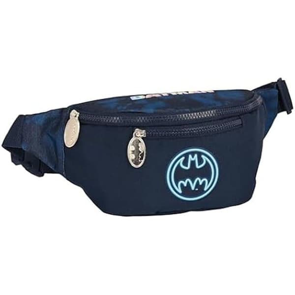 SAFTA Batman Legendary fannypack - 23x9x12cm - Marinblå - För barn - Bekväm och hållbar