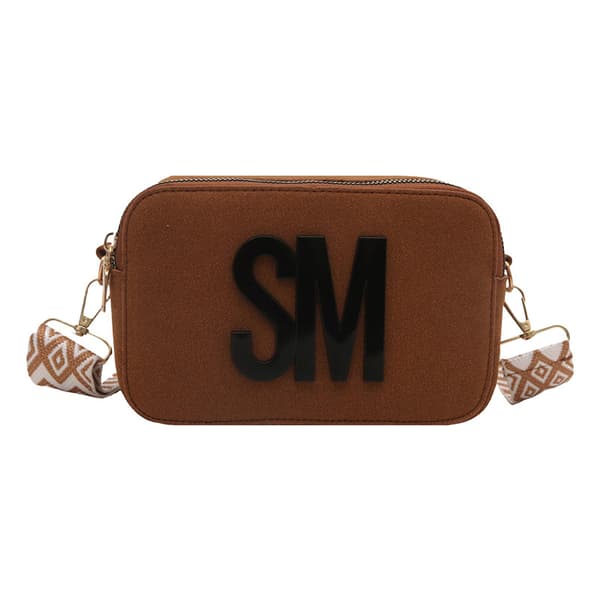 INF Snygg Brun Crossbody-väska för Kvinnor - Kameraväska Design