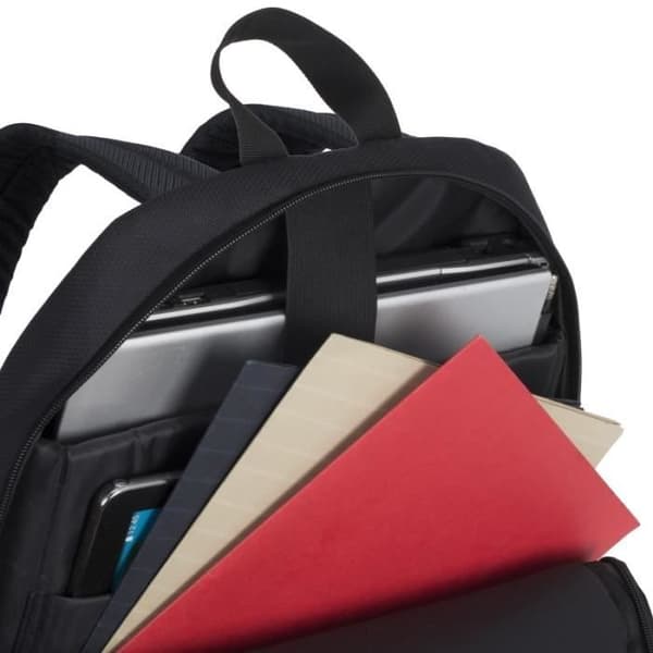 RIVACASE 15,6" Notebook/Bärbar/Bärbar väska Handväska/axelväska Komodo-serien - Svart
