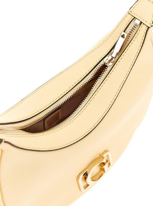 GUESS Axelväska ljusgul för kvinnor - Circe Hobo Shoulder Bag Cornsilk 305371