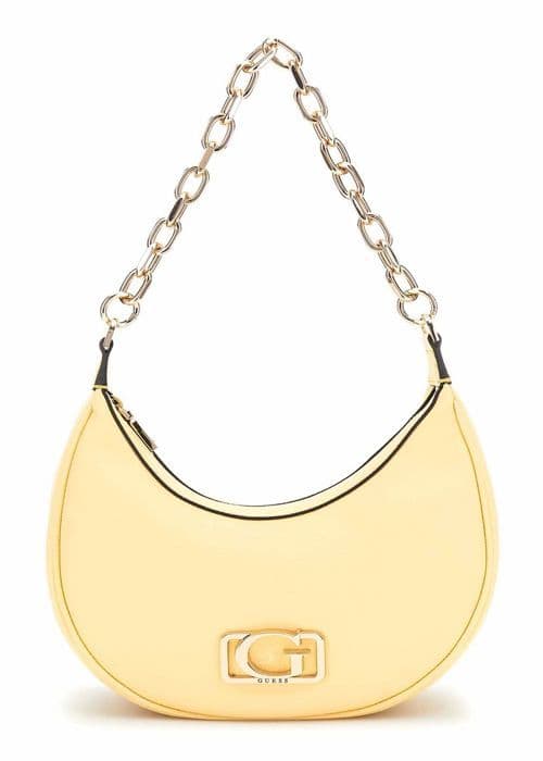 GUESS Axelväska ljusgul för kvinnor - Circe Hobo Shoulder Bag Cornsilk 305371