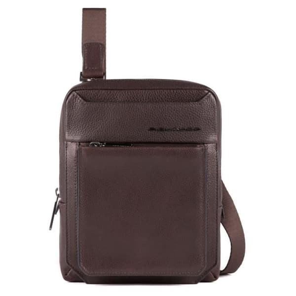 PIQUADRO Tallin Pocket Crossbody Bag Marrone [145194] - axelväska med crossbody-rem sacoche
