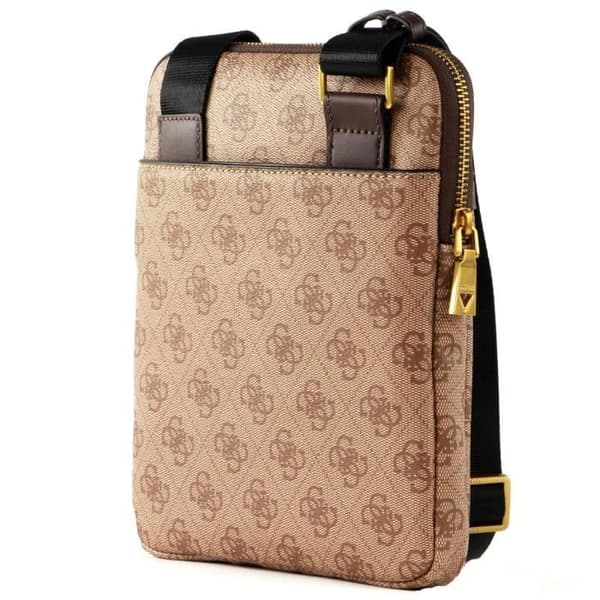 GUESS Vezzola Crossbody Flat Bag Brown [119868] - axelväska crossbody väska
