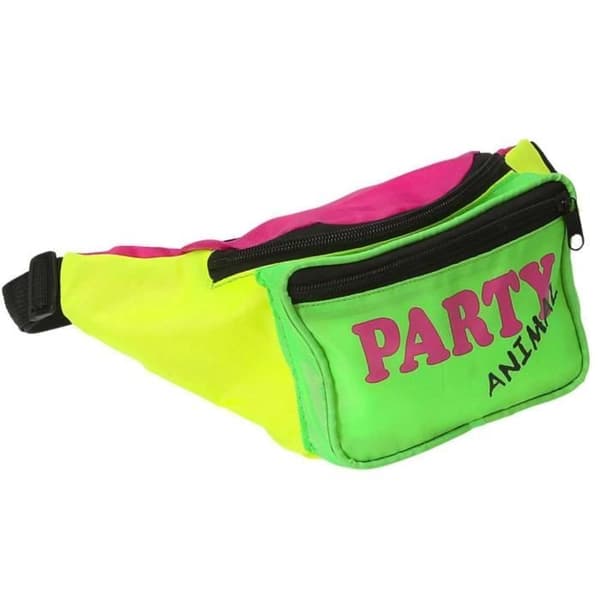 P'TIT Clown re22674 - Retro fluorescerande bälte väska 80-tal
