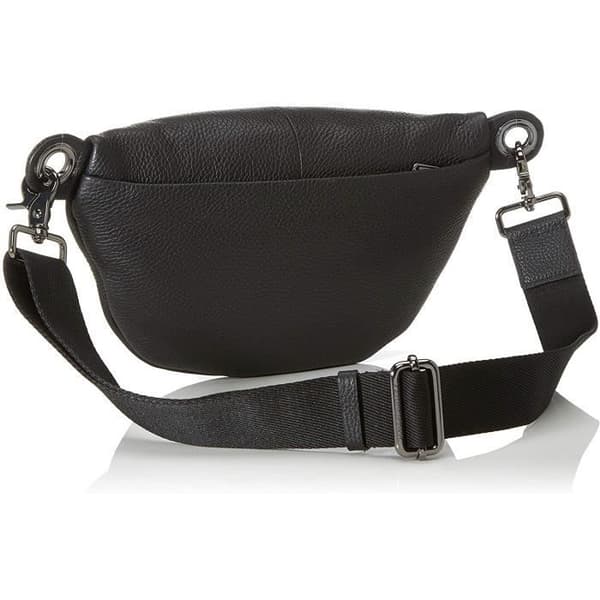 Mandarina Duck Mellow Leather Bum Bag-Nero, Crossbody-väskor för kvinnor, 0,01x0,01x0,01 centimeter (B x H x L) 4946