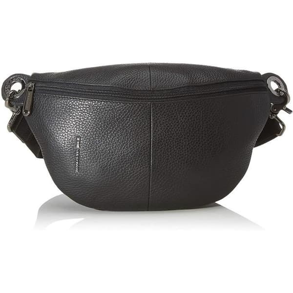 Mandarina Duck Mellow Leather Bum Bag-Nero, Crossbody-väskor för kvinnor, 0,01x0,01x0,01 centimeter (B x H x L) 4946