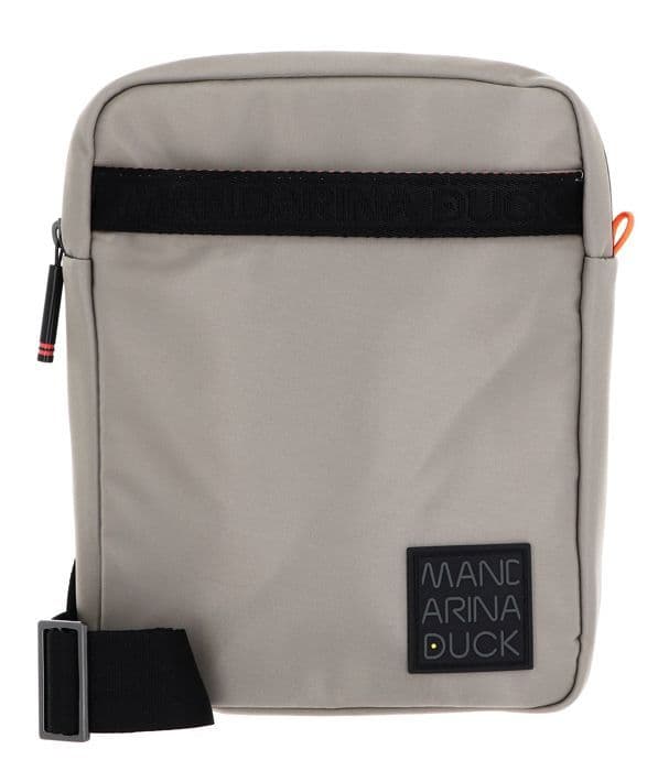 Axelväska - MANDARINA DUCK - Warrior Small Crossover - Beige - 100% nylon - 21x27x6 cm