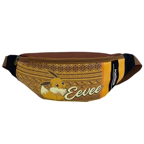 Bananväska - CYPBrands - Pokémon Eevee - Brun - Hög kvalitet - Dragkedja