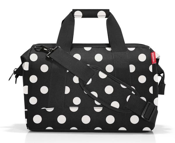 Axelväska - reisenthel - Allrounder M - Dots White - 40x32x24 cm - 843 g