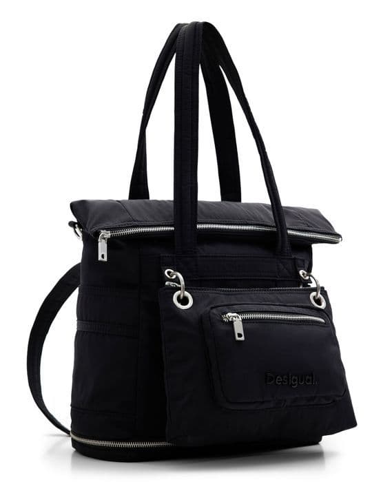 Axelväska - Desigual - Modular Voyager Backpack - Svart - 37x34x11 cm - 790 g