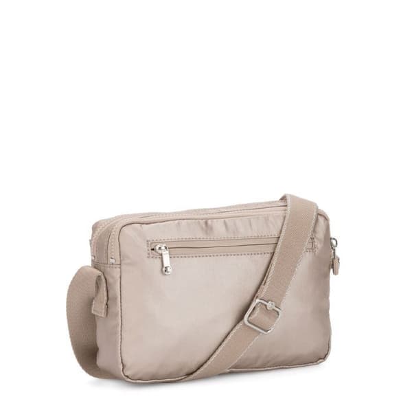 Crossbody axelväska - kipling - Basic Plus Abanu Crossbody M - Beige - 100% polyamid - 245 g