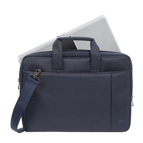 Sacoche - RIVACASE - Central-serien - 13,3'' - Dot Nylon - Blå