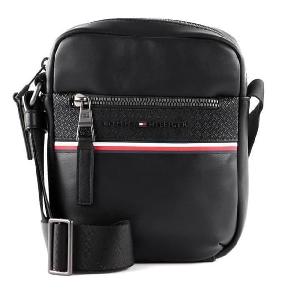 TOMMY HILFIGER 1985 PU Mini Reporter Black [187528] - axelväska med rem, väska