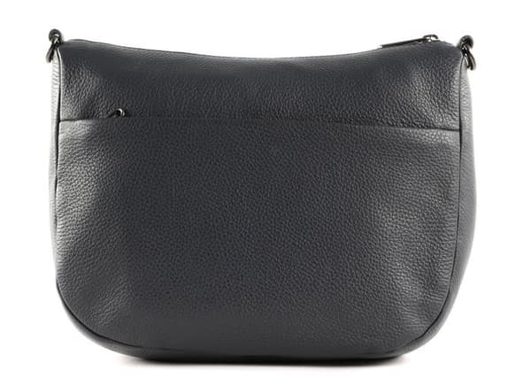 Axelväska - MANDARINA DUCK - Mellow Leather Hobo Bag - Koläder - Mörkblå - 29x22x11 cm