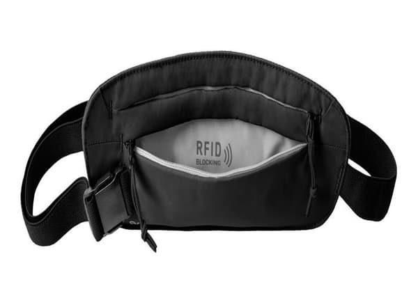"Eagle Creek Sac banan noir pour femme et homme - Undercover RFID Money Belt 299001"