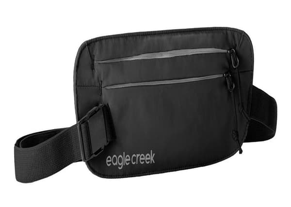 "Eagle Creek Sac banan noir pour femme et homme - Undercover RFID Money Belt 299001"