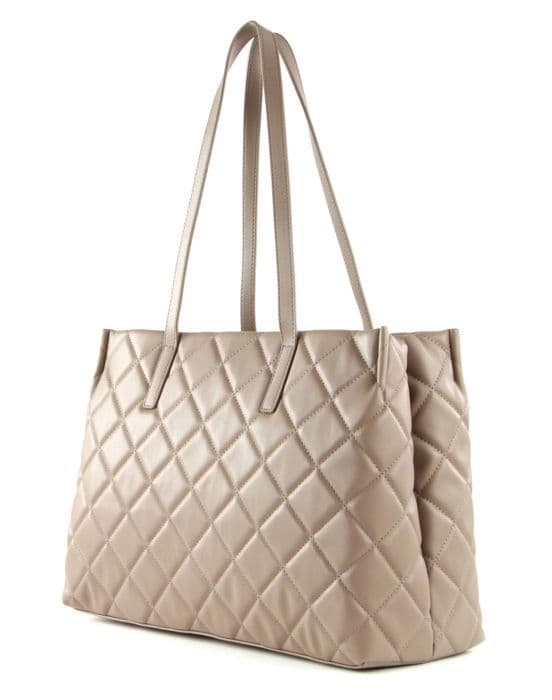 Axelväska - VALENTINO - Ocarina Tote - Brun - Quiltad design - 39x28x16 cm