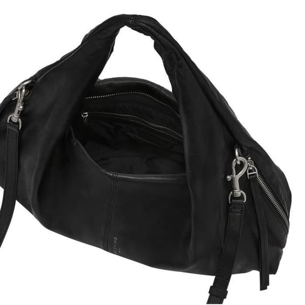 LIEBESKIND BERLIN Scarlet Vegetable Vintage Satchel M Black [188768] - axelväska handväska