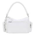 Miniatyrbild 1 av 4: Desigual axelväska vit för kvinnor - Half Banana Handbag 310871