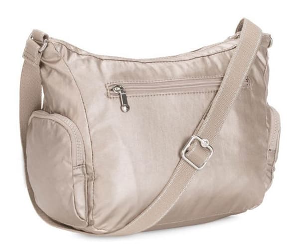 Crossbody axelväska - Kipling - Basic Plus Gabbie S - Beige - 100% polyamid - 380 g