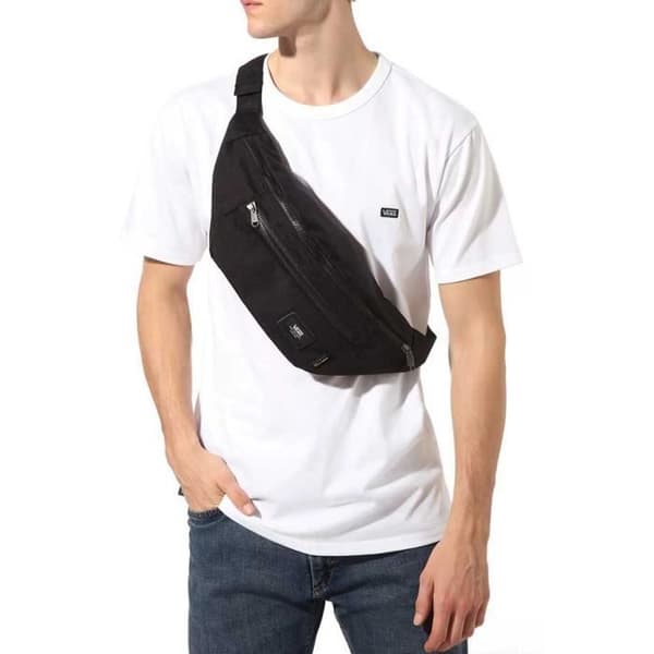 Sac Banane - VANS - Cordura TU - Svart - Justerbar rem - Dragkedjestängning