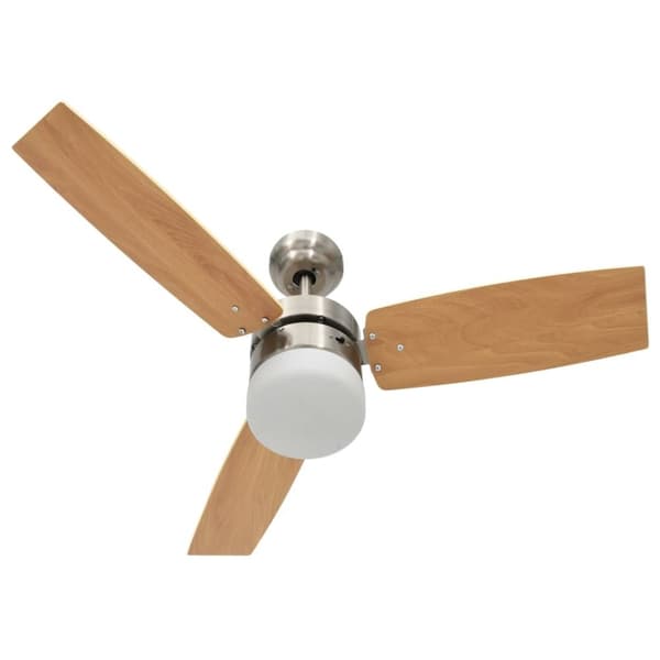 vidaXL Takvifte med lys og fjernkontroll 108 cm lysebrun