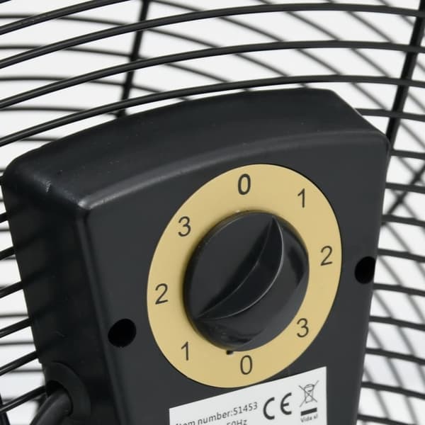 vidaXL industriel ventilator 60 cm 180W sort