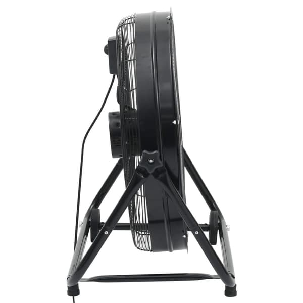 vidaXL Industrifläkt 60 cm 180 W svart