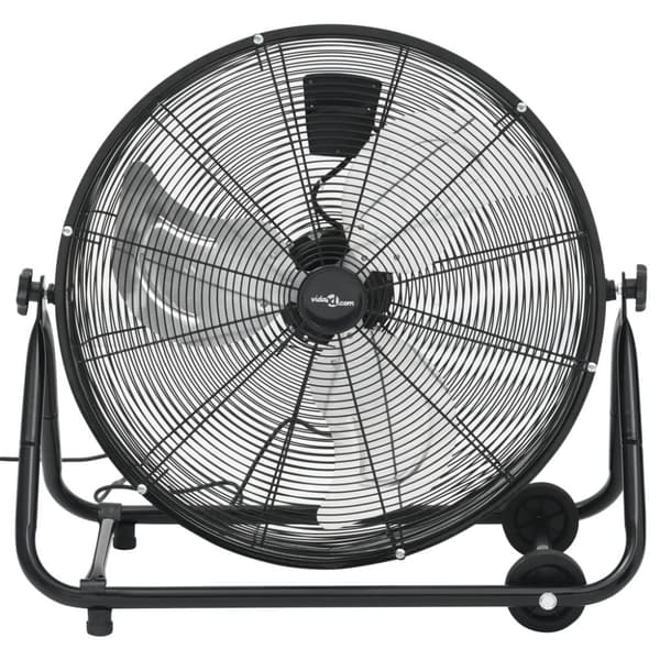 vidaXL Industrifläkt 60 cm 180 W svart