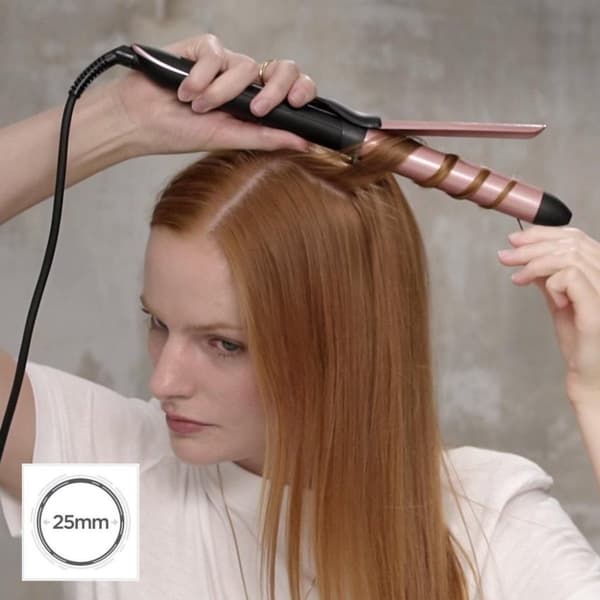Babyliss C451E Locktång 25 mm Svart/Rosa