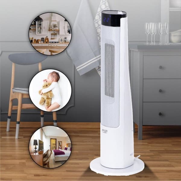 Keramisk radiator ADLER AD 7730 Hvid