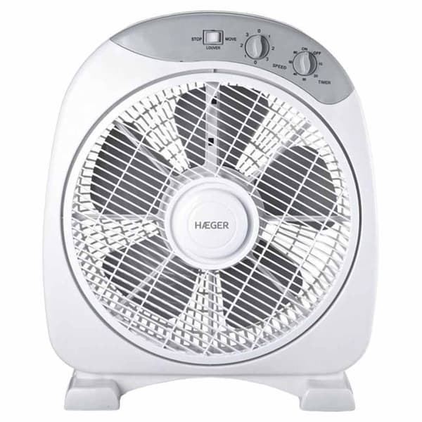 Haeger Tuuletin Home Wind Valkoinen One Size / EU Plug