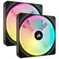 Miniatyrbild 1 av 8: Corsair Torn Fläkt Icue Link Qx140 Rgb 140 Mm 2 Enheter