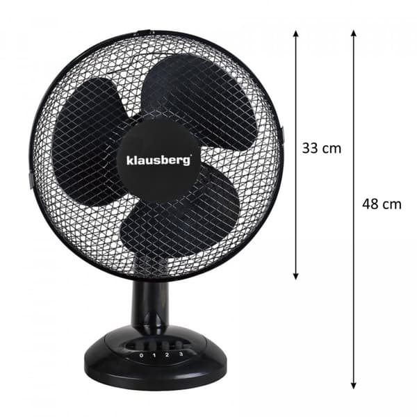 DESK VENTILATOR 30CM 40W KLAUSBERG KB-7474