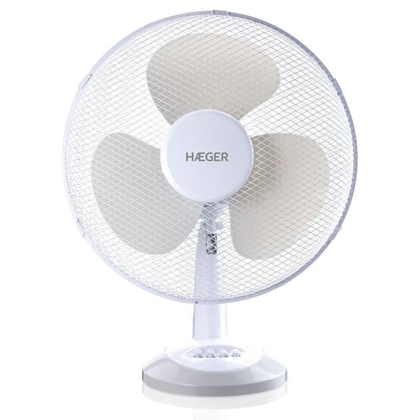 Haeger Ventilator Table Wind 40 Cm Hvid One Size / EU Plug