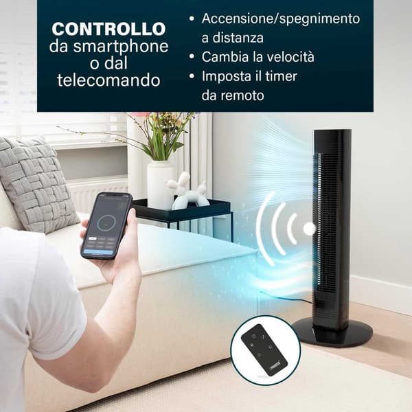Princess Compact 103 Cm Tårnventilator One Size / EU Plug
