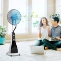 Pikkukuva 9 / 10: Rootz 2-in-1 -tuuletin ilmankostuttimella - Jäähdytystuuletin - Sumutuuletin - Mukautettava jäähdytys - Laaja kattavuus - Energiatehokas - 44,5 cm x 3
