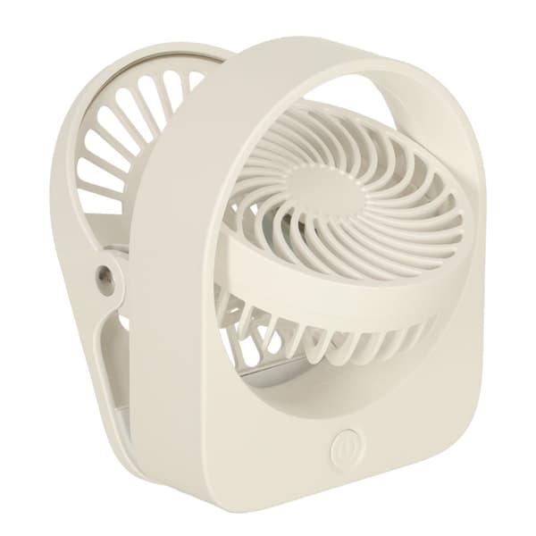 Langaton USB-pöytätuuletin, 11,5 cm, valkoinen