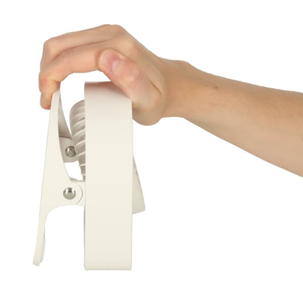 Langaton USB-pöytätuuletin, 11,5 cm, valkoinen