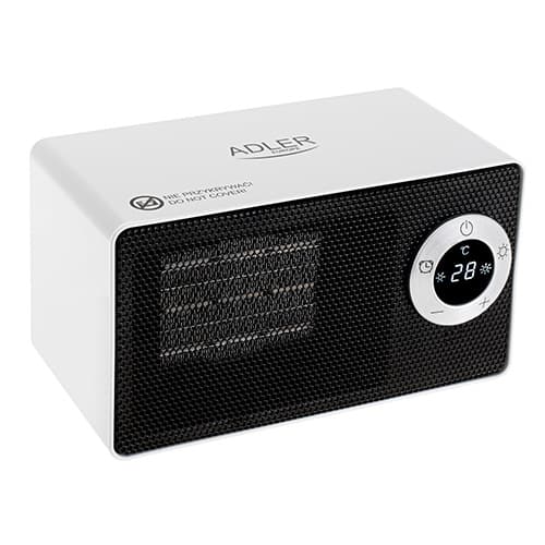 AD 7746 Keramisk varmeblæser med LCD
