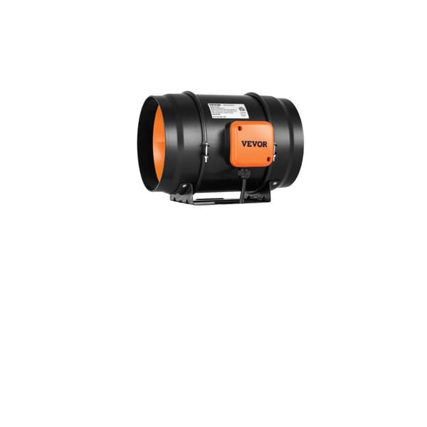 Inline-kanavapuhallin, 750 CFM ilmavirta, 2500 RPM puhallinnopeus,8 tuumaa
