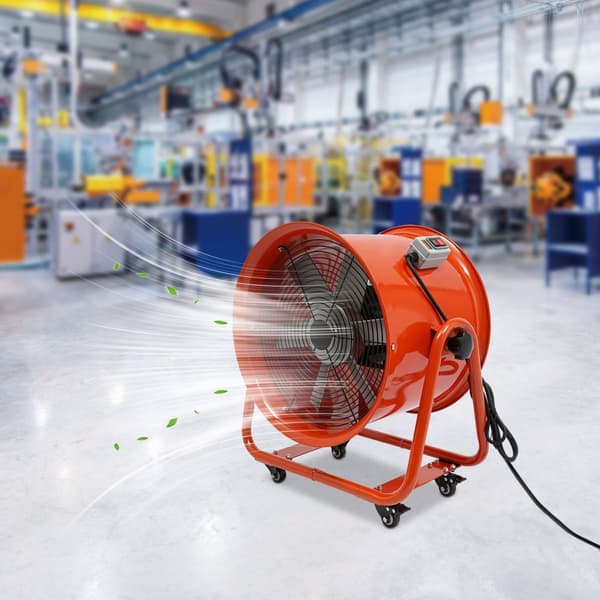 Industriell Fläkt, Hög Luftvolym 15000m³/h, Låg Bullernivå, Hållbar Järnkonstruktion