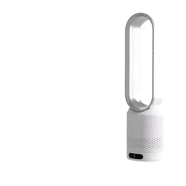 Bladeless Tower Fan, Fjernbetjening, 90° Oscillation,Sølv