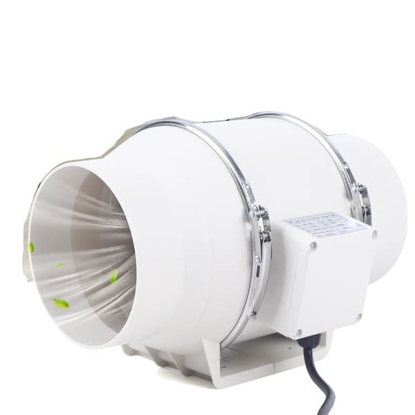 Afgasningsventilator, 75W effekt, lav støjdrift,HF-150 75W