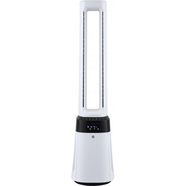 Ströme Gliding Grille Bladeless 2-in-1 tornituuletin ja ilmanpuhdistin, valkoinen