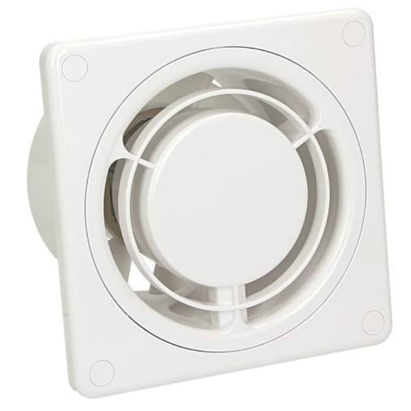 Ringventilator til badeværelse 100 mm, standard